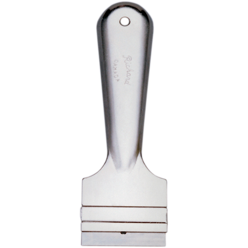 Richard RS-1 Grattoirs &agrave; lame de rasoir, Lame Acier &agrave; haute teneur en carbone, Largeur 1-1/2", Manche M&eacute;tal