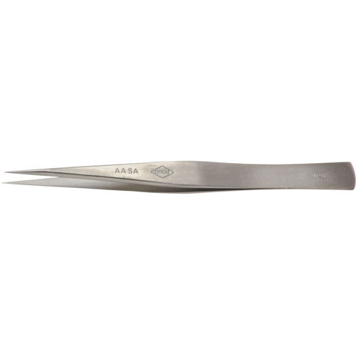 Weller AASA Tweezers - Pointed Tips, Straight - 4.92" (125 mm)