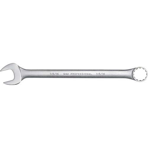Proto J1242 Combination Wrench, 12 Point, 1-5/16", Satin Finish