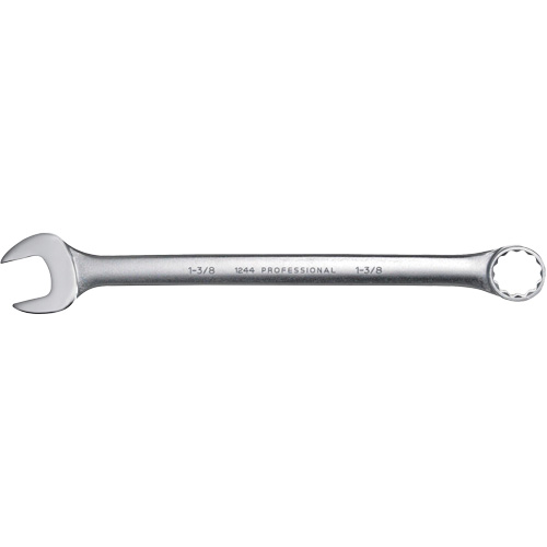 Proto J1244 Combination Wrench, 12 Point, 1-3/8", Satin Finish