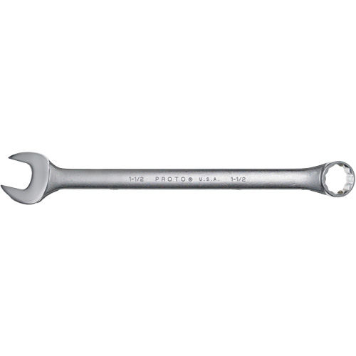 Proto J1248 Combination Wrench, 12 Point, 1-1/2", Satin Finish