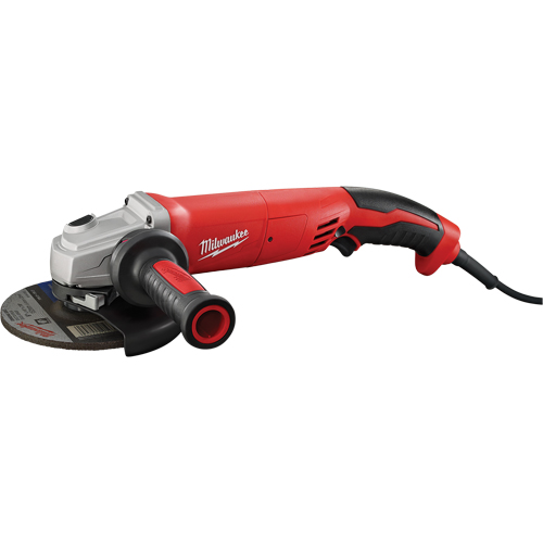 Milwaukee 6124-30 Meuleuses &agrave; angle a/prise g&acirc;chette, 5", 120 V, 13 A, 9000 Tr/min