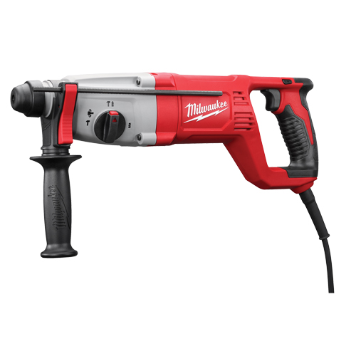 Milwaukee 5262-21 SDS Plus Rotary Hammer Kit, 0" - 2-1/2", 7 A, 0-5625 BPM, 0-1500 RPM, 1.8 ft.-lbs.