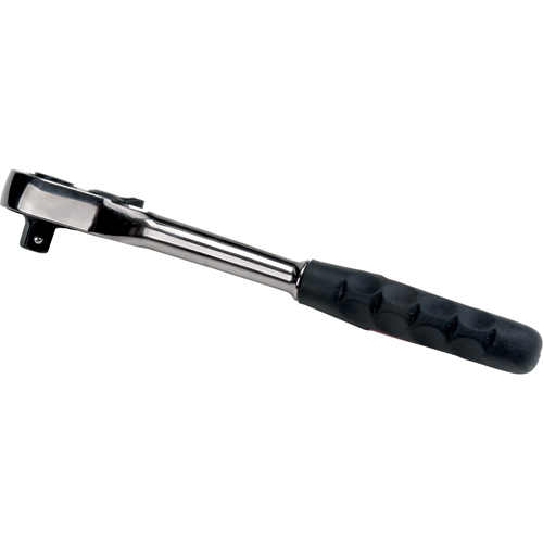 Aurora Tools TLV381 Quick-Release Rubber Grip Ratchet Wrench, 3/8" Drive, Rubber Handle