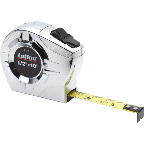 Lufkin By Crescent P2210MEXN P2000 Series Measuring Tape, 1/2" x 10'/3m, in./cm Graduations
