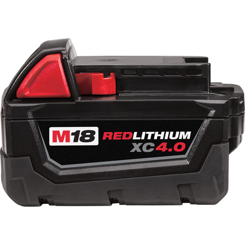 Milwaukee 48-11-1840 M18 Redlithium Battery, Lithium-Ion, 18 V, 4 A