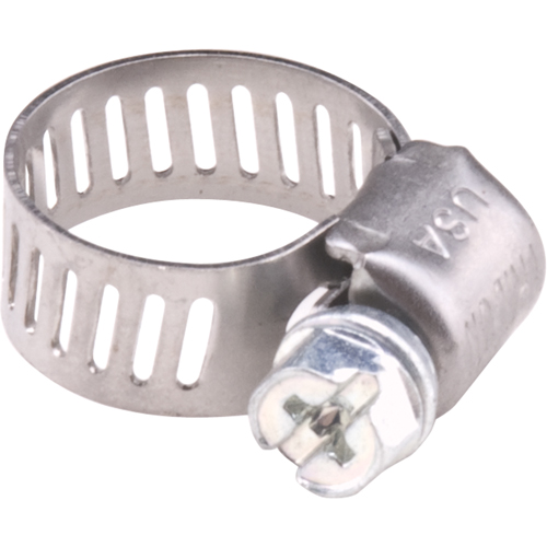 Dominion DMHC6-4 Colliers de serrage pour tuyaux - Collier de serrage en acier inoxydable & vis zingu&eacute;e, Dia. min 1/5", Dia. max 5/8"