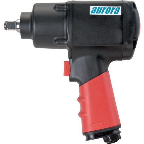 Aurora Tools TLZ138 Heavy-Duty Composite Air Impact Wrench, 1/2" Drive, 1/4" NPT Air Inlet, 10000 No Load RPM