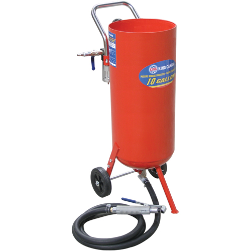 King Canada KSB-10 Machines de sablage &agrave; jet, 6-25 pi³/min, R&eacute;servoir de 8,3 gal. (10 gal. US)