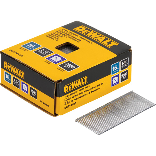 DEWALT DCS16125 16 Gauge Straight Finish Nails