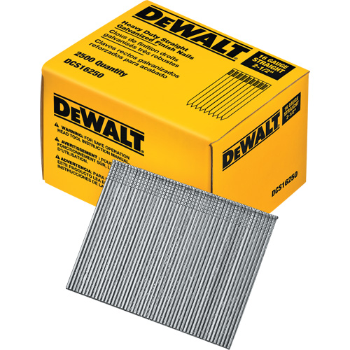 DEWALT DCS16250 16 Gauge Straight Finish Nails