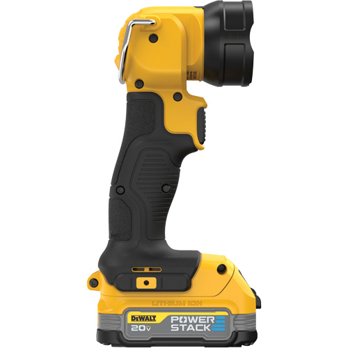 DEWALT DCL040 Lampe de travail Max, DEL, 110 lumens, 11 hres de fonctionnement, Bloc-pile Rechargeable, Plastique