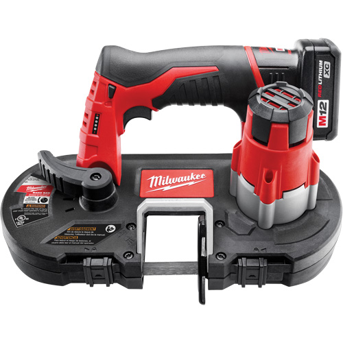 Milwaukee 2429-21XC Trousse de scie &agrave; ruban sous-compacte sans fil M12, 12 V, 1-5/8" Capacit&eacute;