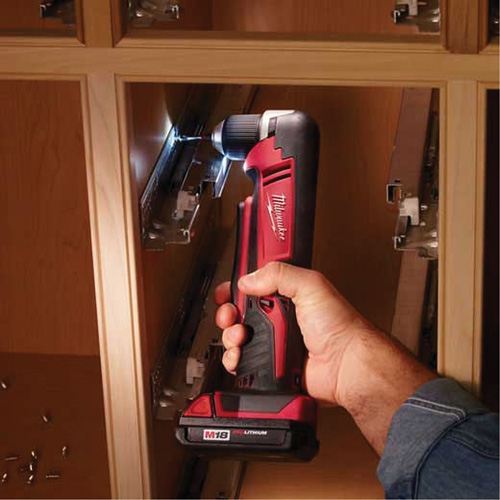 Milwaukee 2615-20 Perceuse &agrave; angle droit sans fil M18 (outil seulement), 18 V, Mandrin 3/8", Lithium-ion