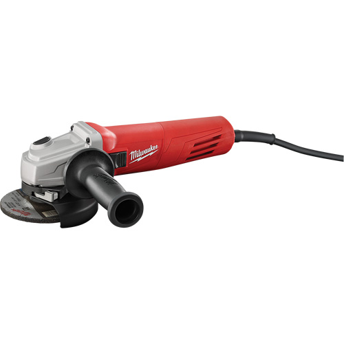 Milwaukee 6146-33 Small Angle Grinder with Slide Lock-On Switch, 4-1/2", 120 V, 11 A, 11000 RPM