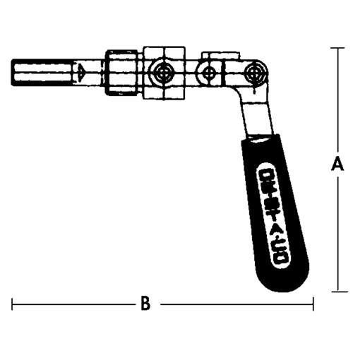 DESTACO 601 Crampons articul&eacute;s droits - S&eacute;rie 601, Capacit&eacute; de 5/8" (15,875 mm), Force de serrage de 100 lb