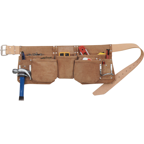 Kuny's AP-625 Journeyman Carpenter Aprons, Leather, Tan