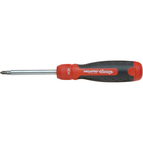 Megapro 211R2C36RD 13-in-1 Ratcheting Driver, Cushion Grip Handle