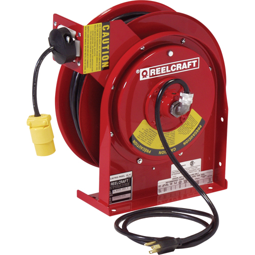 Reelcraft L 4545 123 3 Cord Reels, 45', SJEOOW, 12 Gauge, 15 A