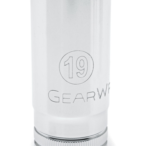 Gearwrench 80554 Jeu de douilles m&eacute;triques &agrave; six pans, 14 Mcx, Prise de 3/8", Profond