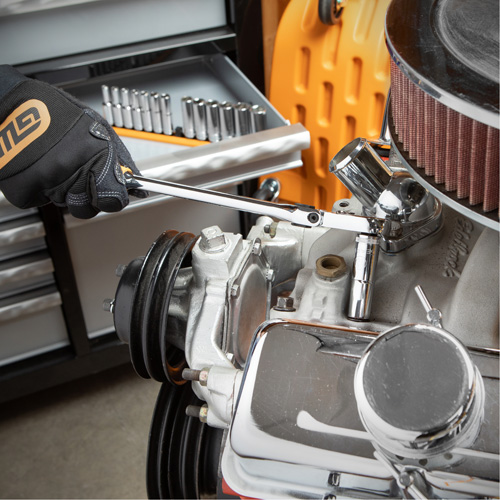 Gearwrench 80554 Jeu de douilles m&eacute;triques &agrave; six pans, 14 Mcx, Prise de 3/8", Profond