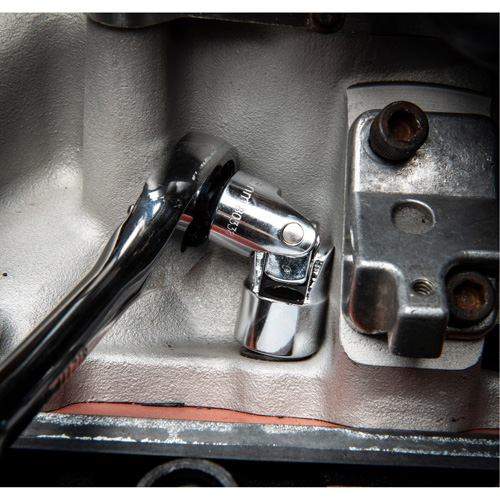 Gearwrench 80565 6-Point Flex Metric Socket Set, 10 Pcs, 3/8" Drive Size