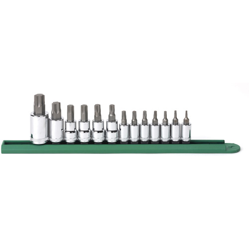 Gearwrench 80723 Bit Socket Set, Torx&reg;, 1/2"/1/4"/3/8" Drive, 13 Pcs