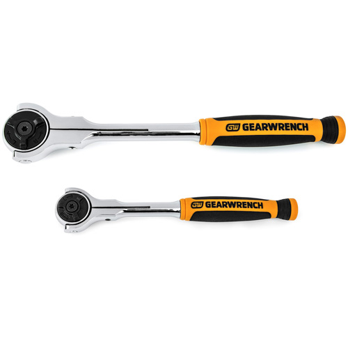 Gearwrench 81223 Jeu de cl&eacute;s &agrave; cliquet rotatives bimat&eacute;riau &agrave; 72 dents