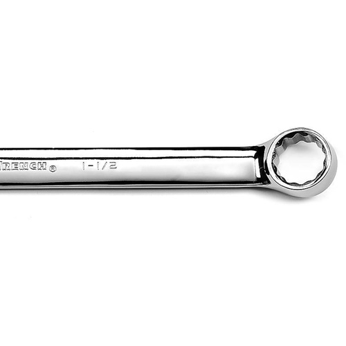 Gearwrench 81750 Cl&eacute; mixte longue &agrave; 12 pans, 12 pans, 1-1/2", Fini Chrome/Poli