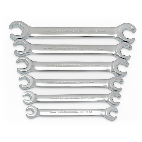 Gearwrench 81906 Wrench Set, Flare Nut, 6 Pieces, Metric