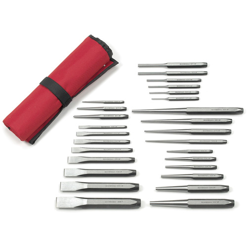 Gearwrench 82306 Punch & Chisel Set, 27 Pieces
