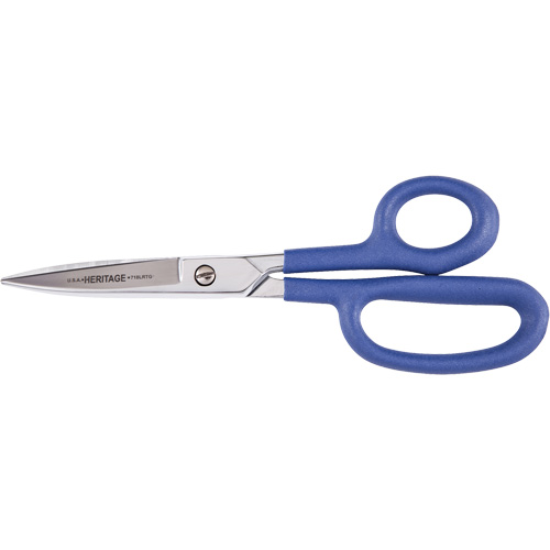Klein Cutlery 718LRTG Cisaille robuste, Longueur de coupe de 3", Poign&eacute;e Anneaux