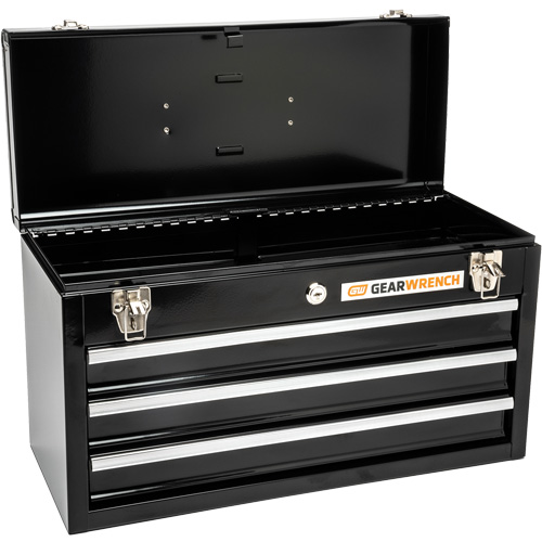 Gearwrench 83151 Boîte &agrave; outils portative, 20" la, 3 tiroirs, Noir