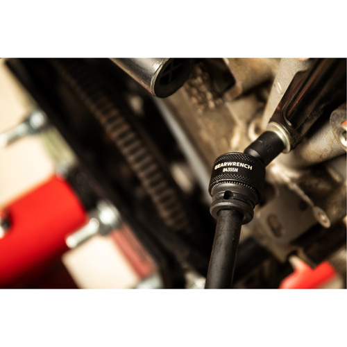 Gearwrench 84918N Jeu de 15 douilles m&eacute;triques flexibles universelles &agrave; chocs 3/8" &agrave; 6 pans