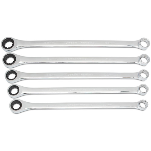 Gearwrench 85987 72-Tooth 12 Point XL GearBox Metric Wrench Add-On Set, Ratcheting Box, 5 Pieces, Metric