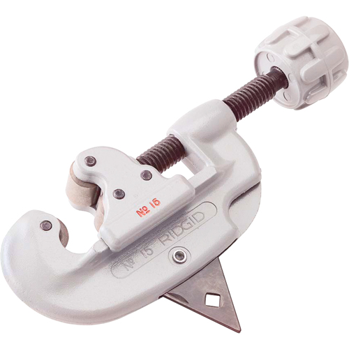 Coupe-tube RIDGID 23488 PC-1250 - Pour Tubes Plastique (PVC, CPVC, PP, PEX, PE) De 3 à 42 Mm - Lame Réversible, Garantie à Vie