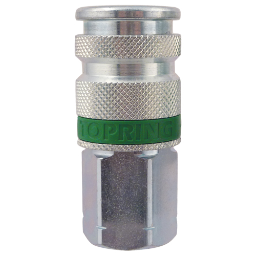 Topring 31.744 Quiksilver Ultraflo 1/4" Female Interchange Coupler, Steel