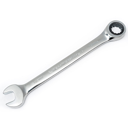 Gearwrench 93004D Jeu de cl&eacute;s &agrave; cliquet &agrave; 12 pans et 72 dents, Combinaison, 5 morceaux, M&eacute;trique