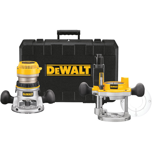 DEWALT DW618PK EVS Fixed Base & Plunge Router Combo Kit