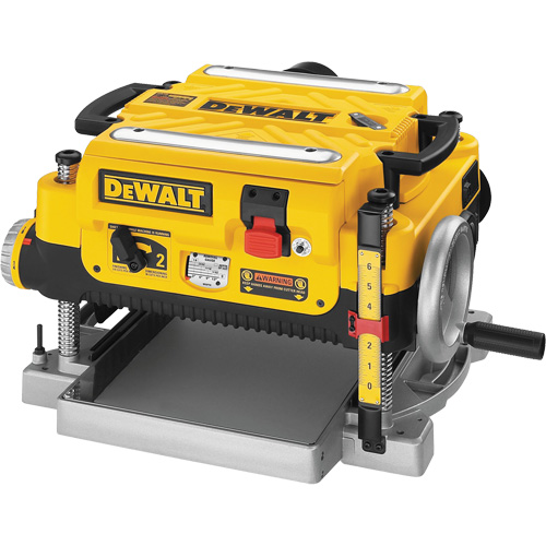 DEWALT DW735 Raboteuse &agrave; deux vitesses, 19-3/4" la x 22-1/2" lo x 13-1/2" ha, 20000 tr/min Vitesse &agrave; vide