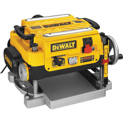 DEWALT DW735 Raboteuse &agrave; deux vitesses, 19-3/4" la x 22-1/2" lo x 13-1/2" ha, 20000 tr/min Vitesse &agrave; vide