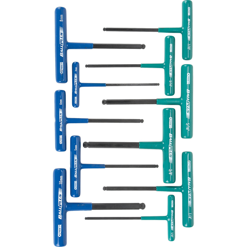 ALLEN INDUSTRIAL HAND TOOLS Jeux Ball Plus avec manche en T, poignée