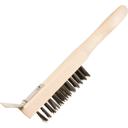Felton Brushes SB702 Brosse de nettoyage avec racloir, Acier, 5 x 13 rangs de fils, Longueur 11-3/8"
