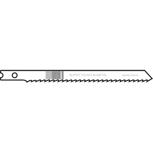 Milwaukee 48-42-2310 Lames de scie sauteuse, Bim&eacute;tal, Tige en U, 4" lo, 10 dents par pouce