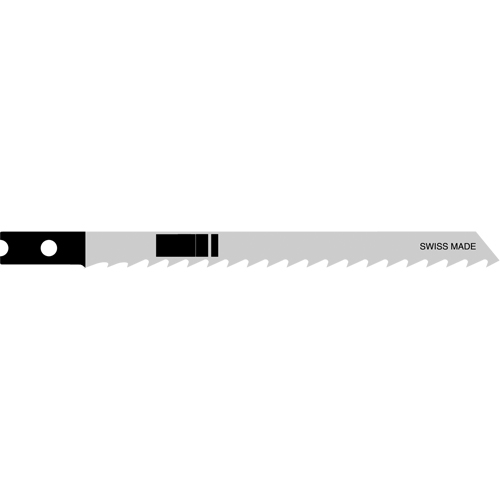 Milwaukee 48-42-0500 Jigsaw Blades, High-Carbon Steel, U-Shank, 4" L, 6 TPI