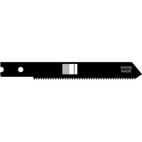 Milwaukee 48-42-0140 Lames de scie sauteuse, Acier rapide, Tige en U, 2-3/4" lo, 24 dents par pouce