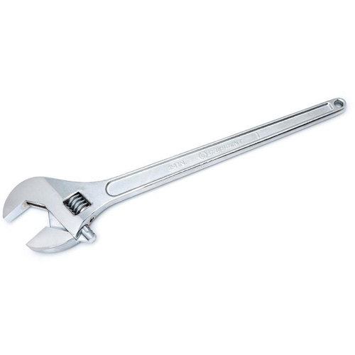 Crescent AC224VS Adjustable Tapered Handle Wrench - Carded, 24" L, 2-7/16"/62 mm Max Width, Chrome/Polished