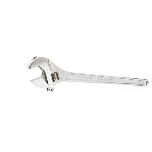 Crescent AC224VS Adjustable Tapered Handle Wrench - Carded, 24" L, 2-7/16"/62 mm Max Width, Chrome/Polished