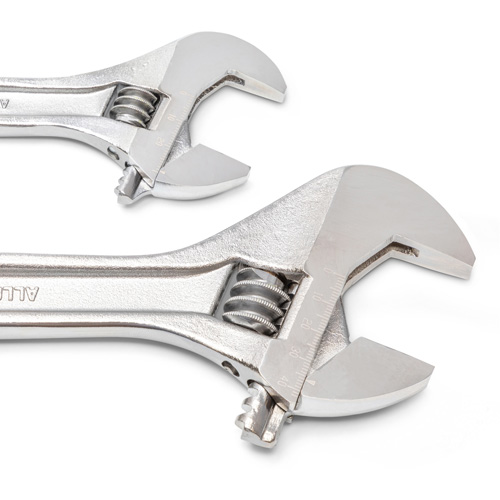 Crescent AC2812VS Wrench Set, Adjustable, 2 Pieces, Imperial and Metric