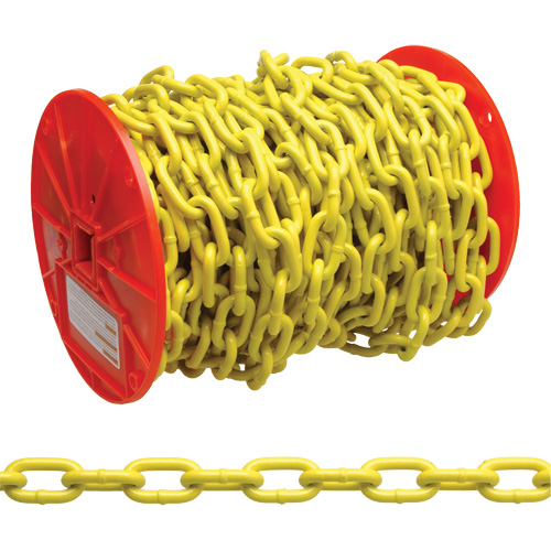 Campbell PD0725027 Proof Coil Chain, Low Carbon Steel, 3/16" x 100' (30.4 m) L, Grade 30, 800 lbs. (0.4 tons) Load Capacity